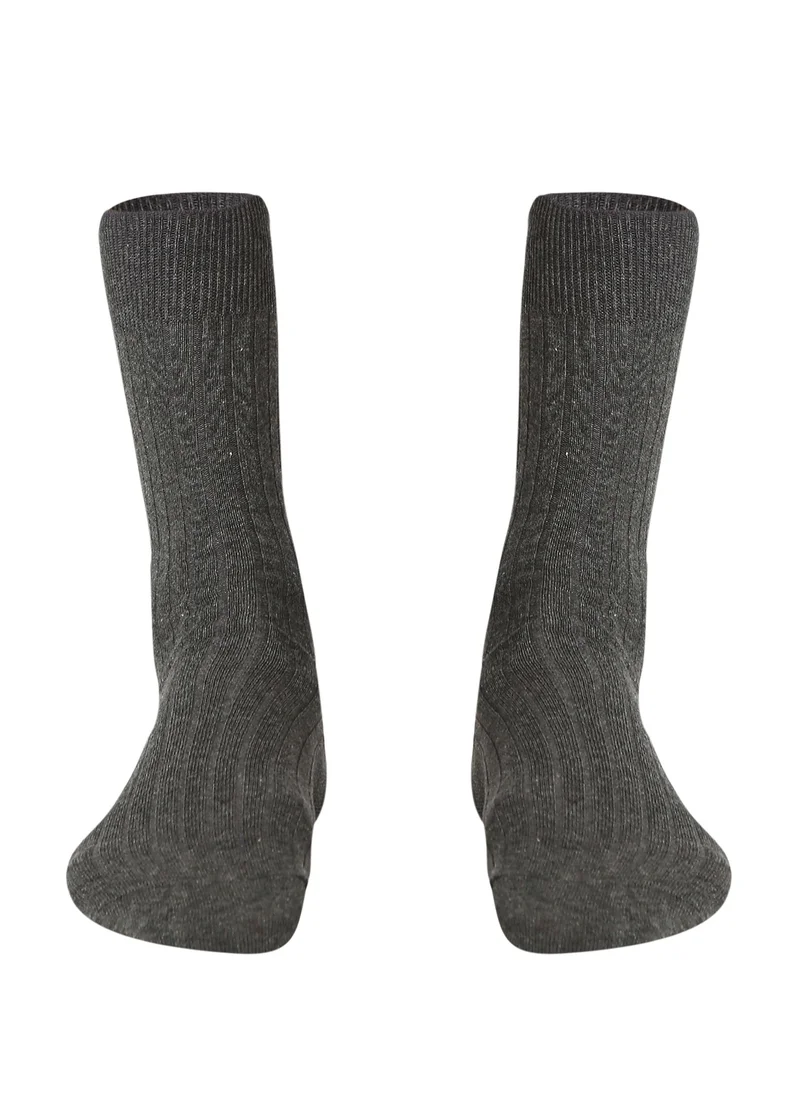 AMPM MEN'S FORMAL SOCKS - GREY (PACK OF 3)