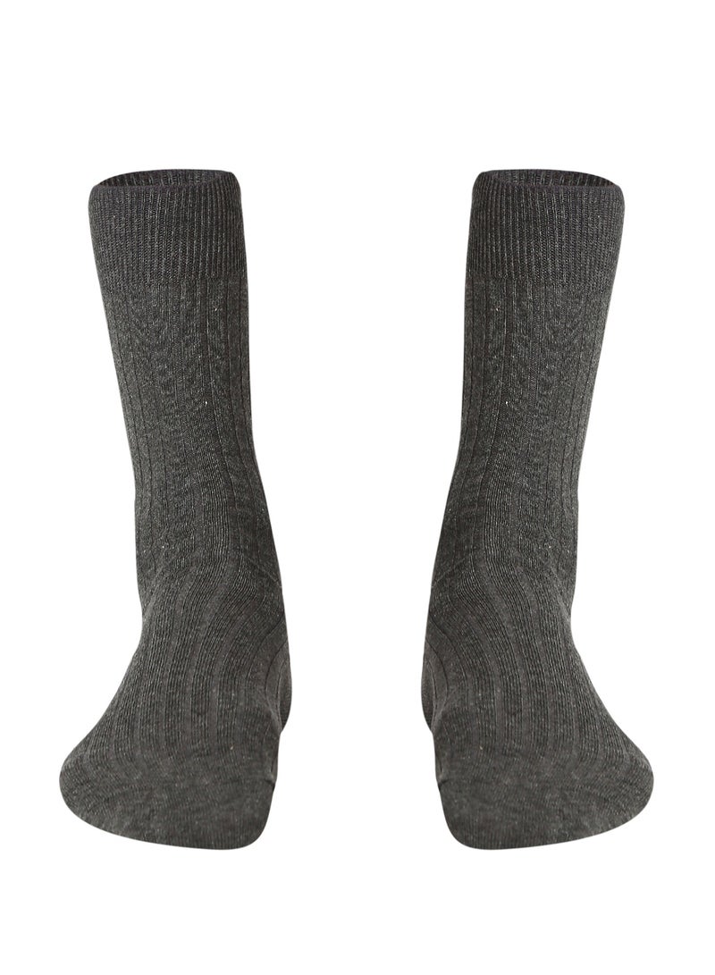 أيه إم بي إم جوارب رجالية رسمية - رمادي عبوة من - Image 2