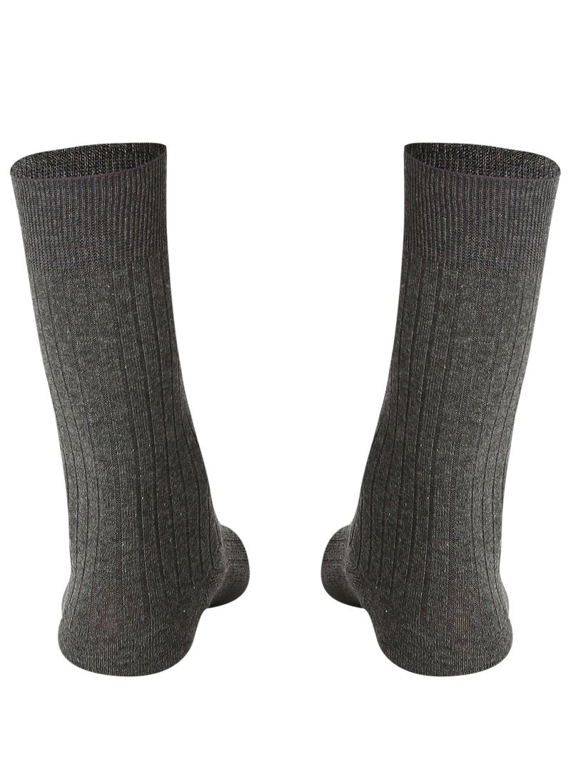 أيه إم بي إم جوارب رجالية رسمية - رمادي عبوة من - Image 3