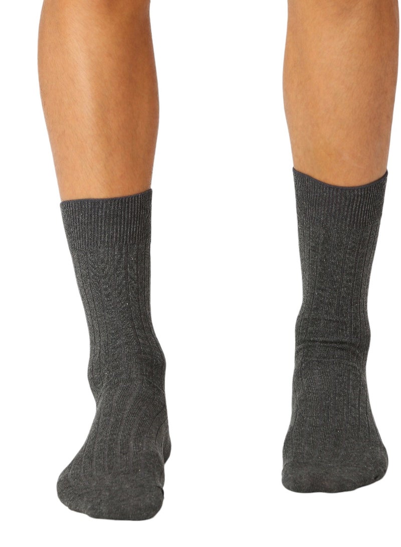 أيه إم بي إم جوارب رجالية رسمية - رمادي عبوة من - Image 4