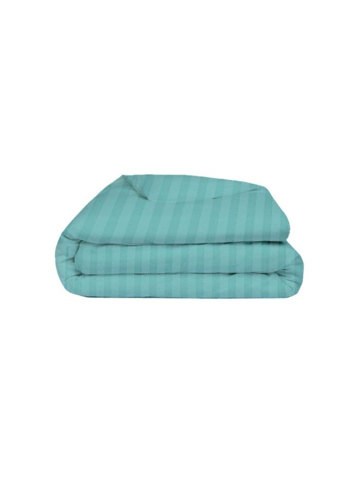 BYFT Tulip (Sea Green) King Size Duvet Cover with 1 cm Satin Stripe (245 x 265 + 30 Cm-Set of 1 Pc) 100% Cotton, Soft and Luxurious Hotel Quality Bed linen-300 TC  - Image 2