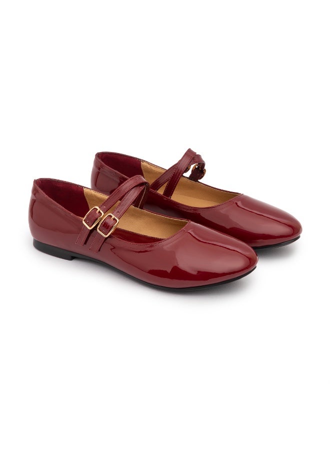 Duo Mary Jane Ballerina Flats
