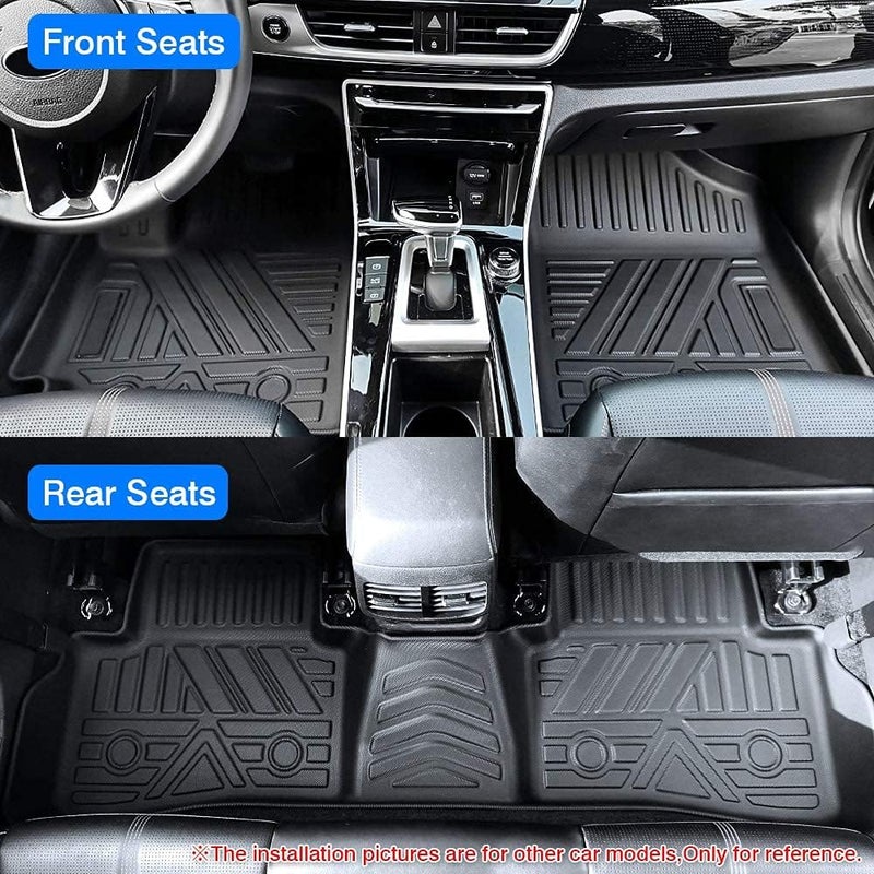 KUST All Weather Floor Mats for 2018-2024 BMW X3 G01 - Custom Fit 3PCS Black Non-Slip Liners - Image 4