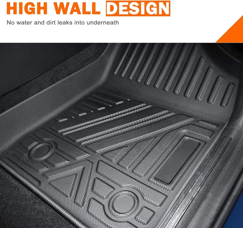 KUST All Weather Floor Mats for 2018-2024 BMW X3 G01 - Custom Fit 3PCS Black Non-Slip Liners - Image 3