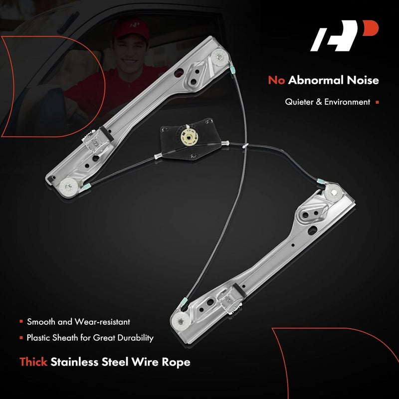 A-Premium Front Left Power Window Regulator Without Motor for Ford Edge & Lincoln MKX - Image 4