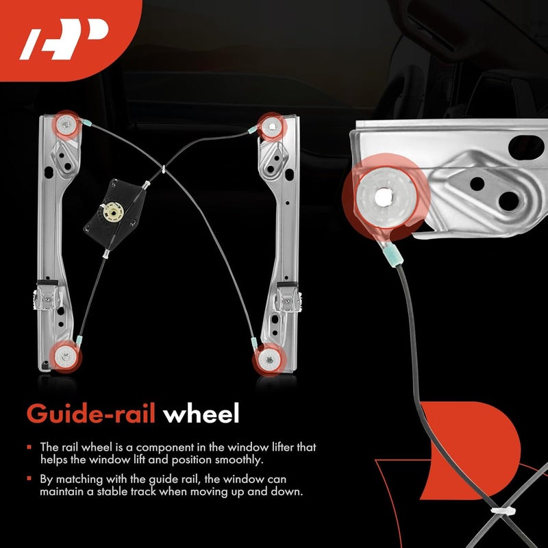 A-Premium Front Left Power Window Regulator Without Motor for Ford Edge & Lincoln MKX - Image 5