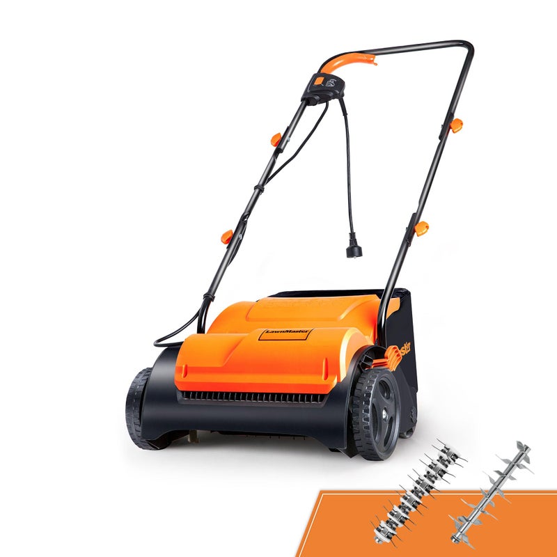 LawnMaster GV1212B Scarifier and Dethatcher 13-Inch 12AMP - Image 1