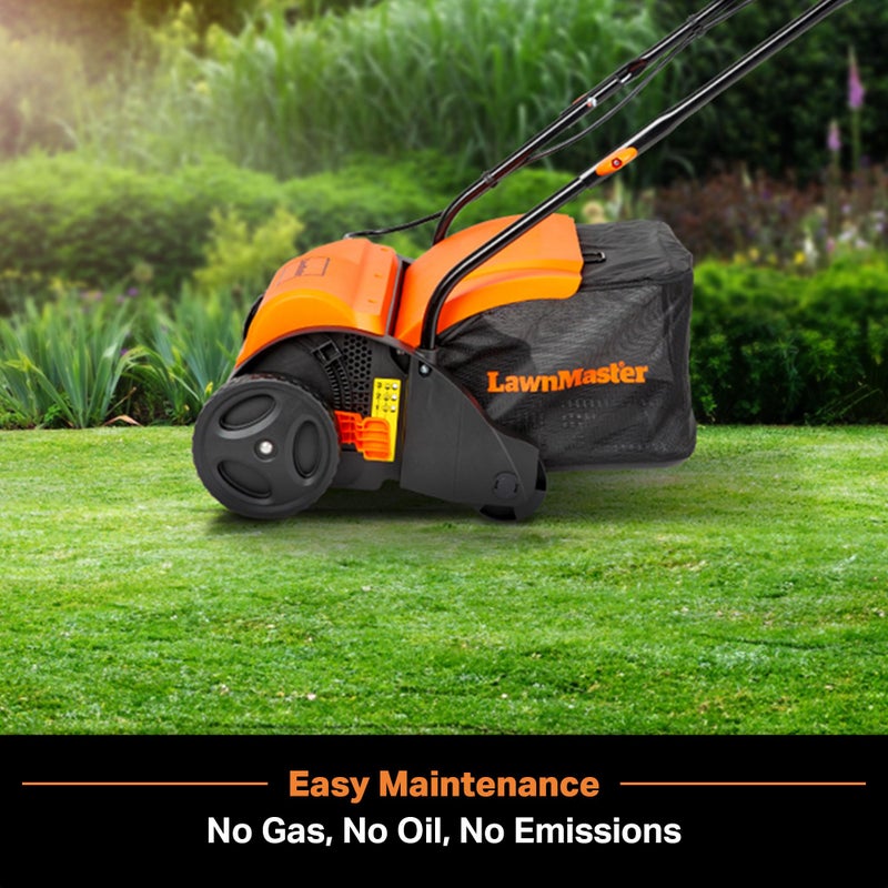 LawnMaster GV1212B Scarifier and Dethatcher 13-Inch 12AMP - Image 3
