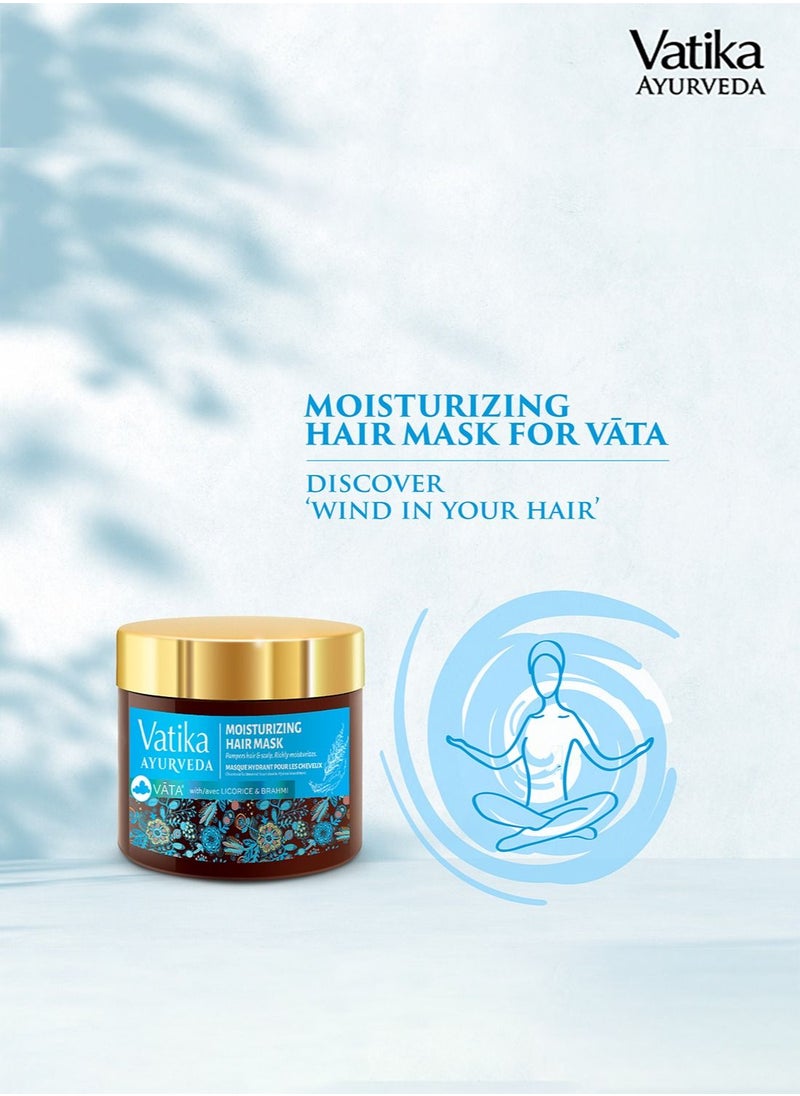 Vatika Ayurveda - Vatika Ayurveda Advance Moisturizing Hair Mask (For Pittā) | Enriched With Licorice & Brahmi | For All Hair Types - 250 g - Image 1