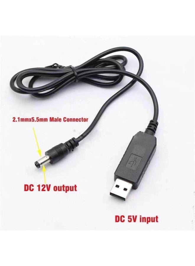 نيوترل خط تعزيز الطاقة USB 5 فولت إلى محول رفع DC 9 فولت/12 فولت مع رأس 8DC خط نقل متعدد الوظائف - Image 5