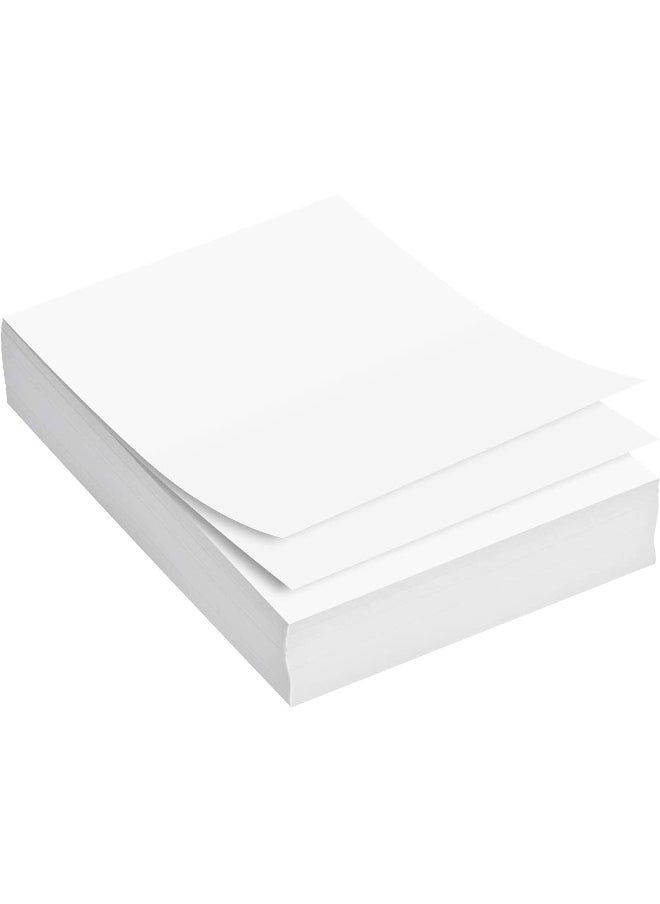 ECVV - Office Multipurpose Paper, A4 Letter Size 8.5 Inch X 12.5 cm, For Printer Copy, Drawing, Writing, White, Ream Of 500 Sheets, 80 GRAM - Image 1