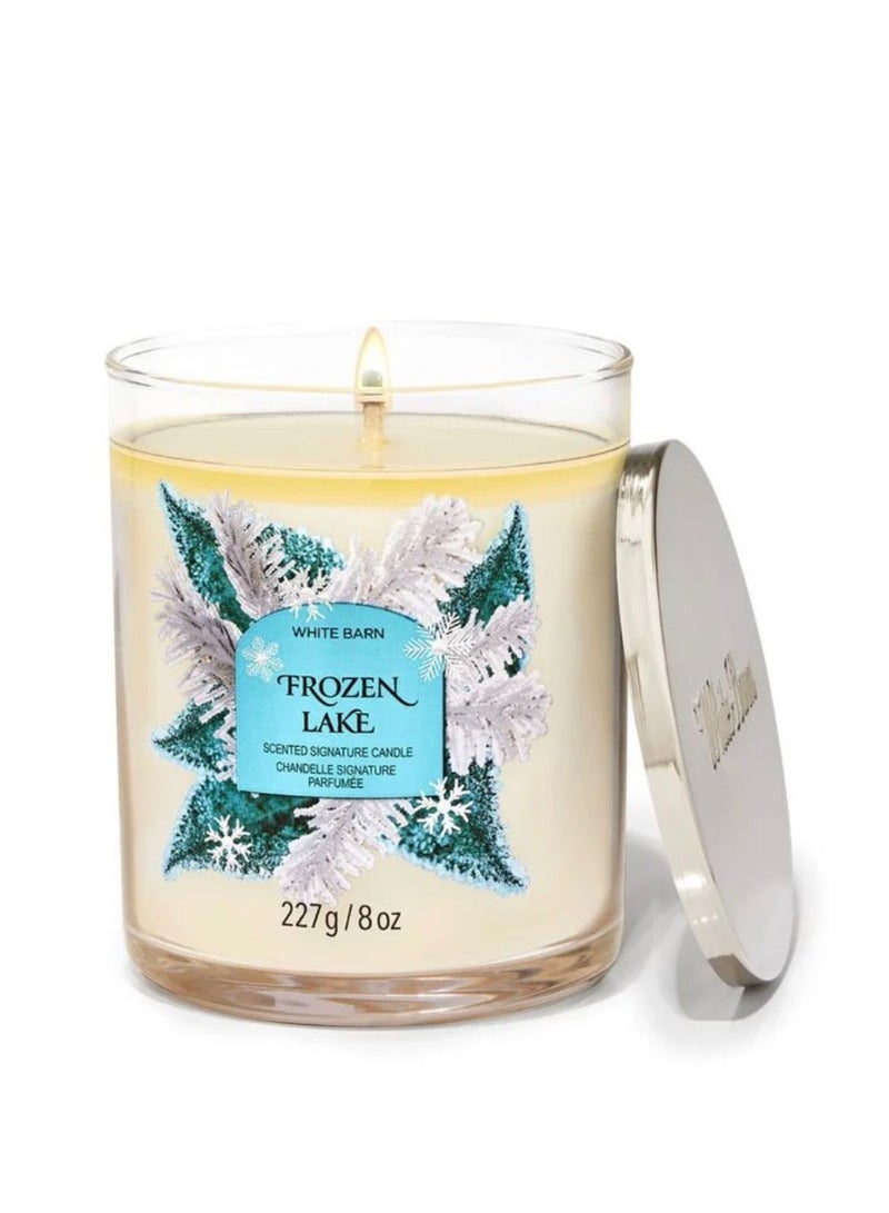 Frozen Lake Signature Single Wick Candle 227g