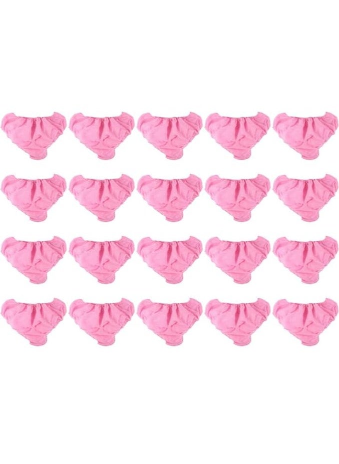globalstar Globalstar 100pcs Women's Disposable Travel Underwear Pink - Ideal for Spa, Travel, and Everyday Use  - Image 1