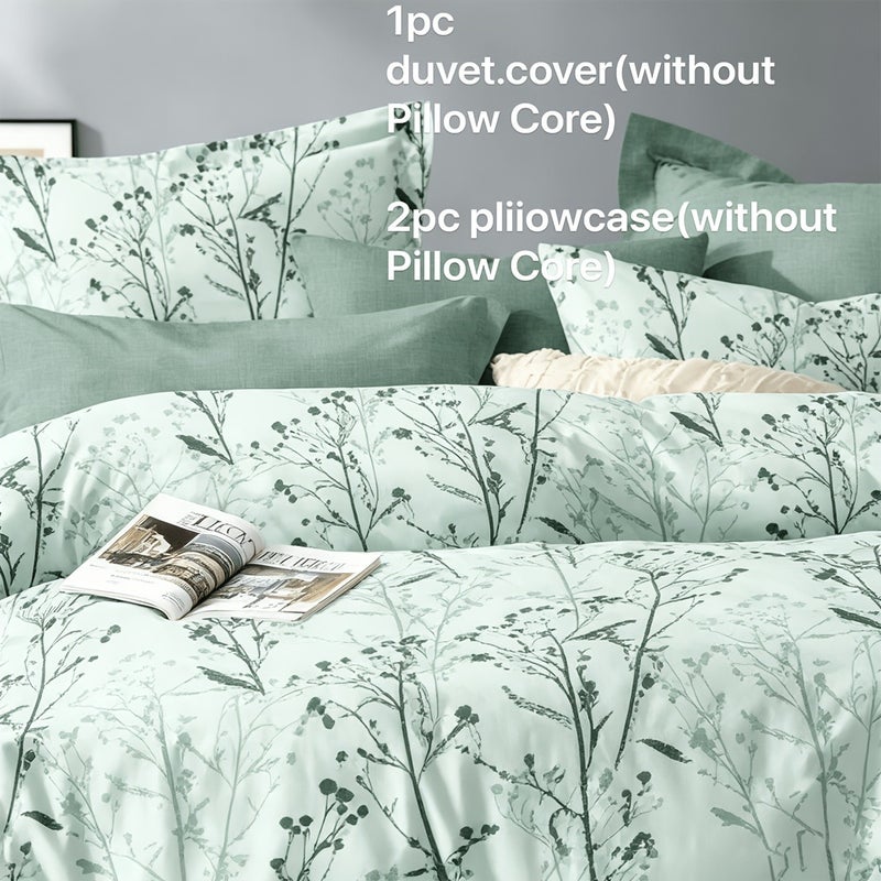 Duvet Cover Three-Piece Set Polyester Printed Duvet Cover 1 Duvet Cover + Two Pillowcases No Filling Comfortable And Soft Queen Size Single Bed Category: Duvet Cover Set - Image 5