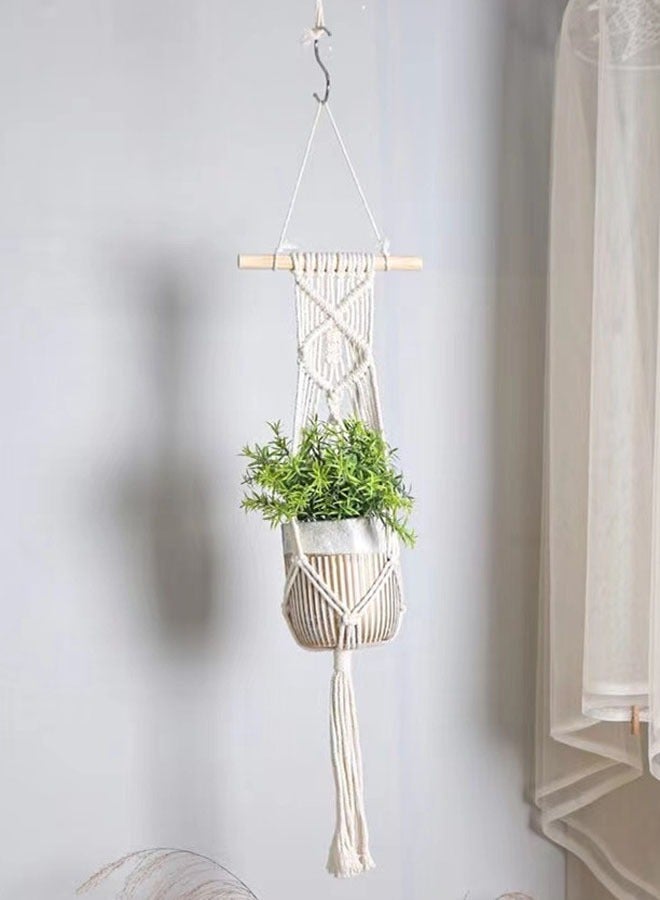 Kutis 1-Piece  Decorative  Plant Pot Holder Hanging Plant Pot Holder 20x70 Centimeter  - Image 2