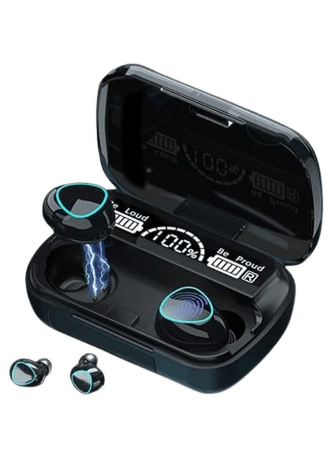NEWEST - M10 Wireless Earbuds Bluetooth 5.3 TWS Earphones Full Touch Control Headphones Built-in Microphone Immersive Sound Quality Ensure Fast Stable & Auto Connection Smart LED Headset - Image 1