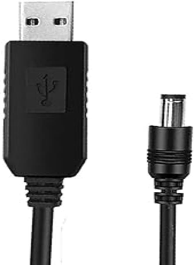 USB Boost Line Power Supply DC 5V To DC 12V Power Line 1A 2A Power Cord Output Cable || HighEnd || For Router