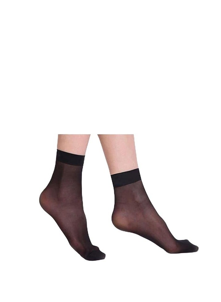 5 Pack Women's Nylon Ankle Socks for All Occasions Soft Touch and Attractive Look - Image 1