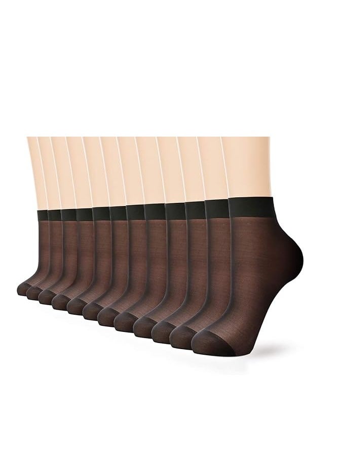 5 Pack Women's Nylon Ankle Socks for All Occasions Soft Touch and Attractive Look - Image 4