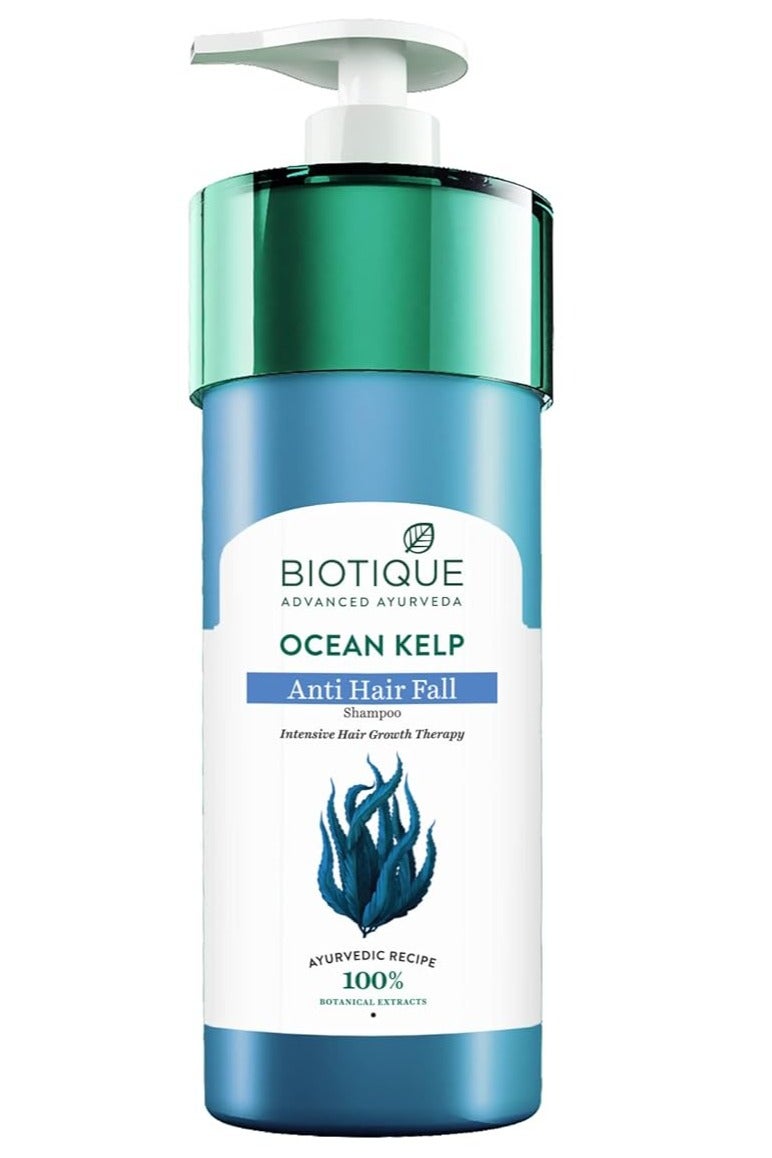 بيوتيك شامبو أوشن عشب البحر المضاد لتساقط الشعر شامبو علاج النمو اللامع 100٪ مستخلصات نباتية لجميع أنواع الشعر 800 مل - Image 1