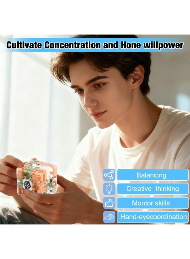 Large Rubik Race Game, 3D Maze Puzzle Games for Kids 8-12, Color-Match Puzzle Game, Education Sensory Toys Birthday Gift for Adults Kids 8 9+ Year Old Boy - Image 2