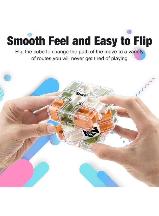 Large Rubik Race Game, 3D Maze Puzzle Games for Kids 8-12, Color-Match Puzzle Game, Education Sensory Toys Birthday Gift for Adults Kids 8 9+ Year Old Boy - Image 4