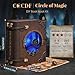 CCCDF Book Nook Kit DIY Miniature Dollhouse Magic Booknook Kit 3D Wooden Puzzle Bookend Bookshelf with LED Light for Adults Teens Circle of Magic - Image 4