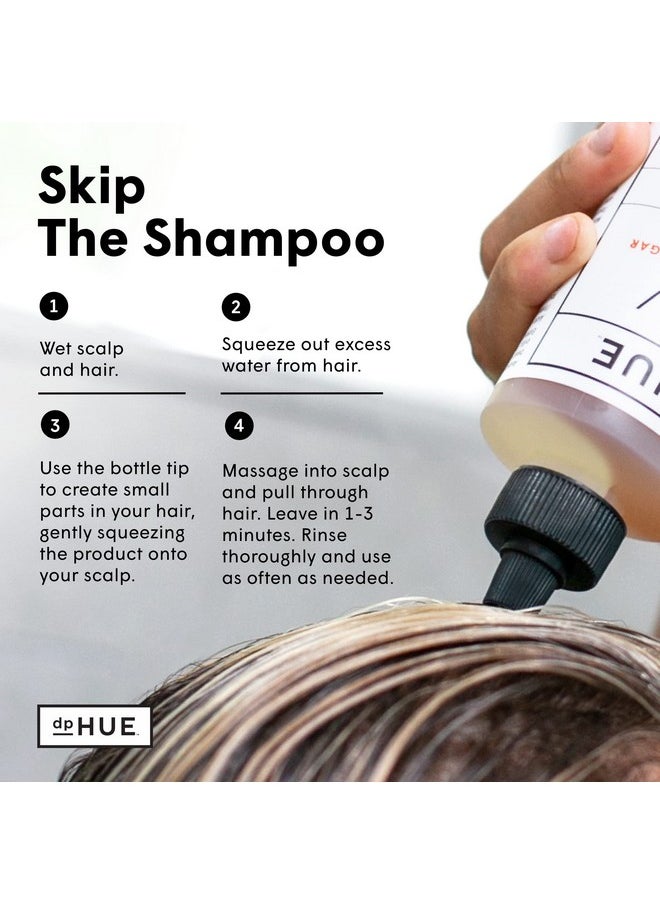 dpHUE - Apple Cider Vinegar Hair Rinse Lite 8.5 Oz Shampoo Alternative Hair & Scalp Cleanser Won’T Weigh Fine Hair Down Helps Remove Buildup & Protects Natural Hair Oils - Image 1