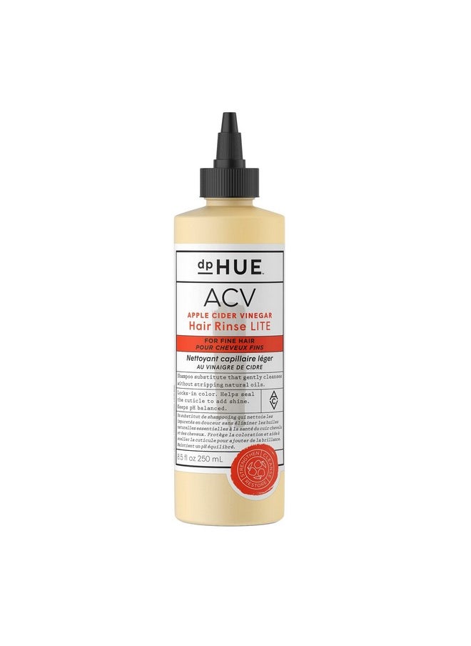 dpHUE - Apple Cider Vinegar Hair Rinse Lite 8.5 Oz Shampoo Alternative Hair & Scalp Cleanser Won’T Weigh Fine Hair Down Helps Remove Buildup & Protects Natural Hair Oils - Image 1