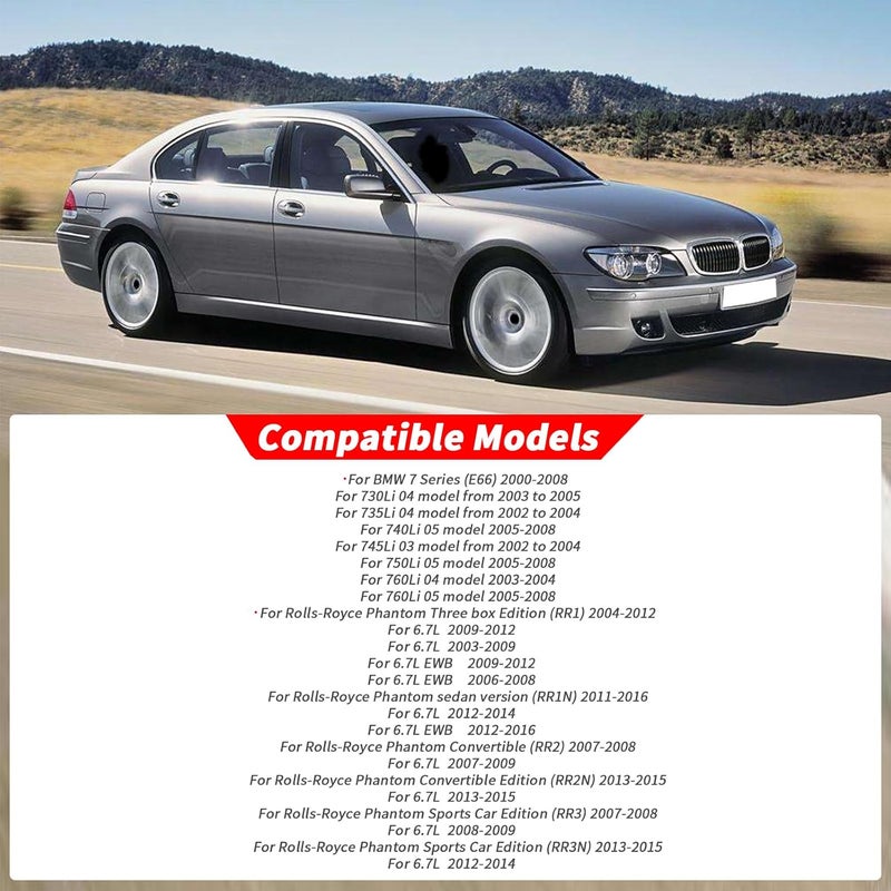 مضخة مياه إضافية لسيارات BMW موديلات 2000-2010: 545i، 550i، 645Ci، 650i، 730Li، 735Li، 740Li، 745Li، 750Li، 760Li، 3.0i، 4.4i، 4.6is، 4.8is، رقم القطعة: 64116922699، 64118381989 - Image 5