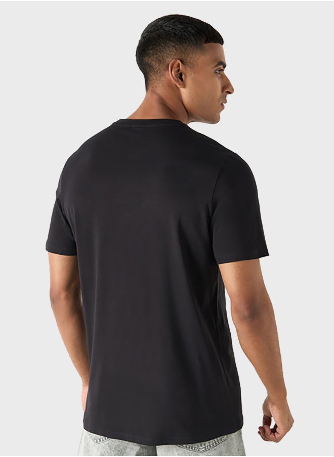 SP Characters Printed Crew Neck T-Shirt  - Image 2