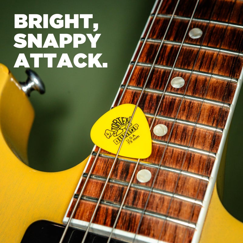 JIM DUNLOP Jim Dunlop StandardDunlop 50mm Red Guitar Pick Tortex Standard 12 Pack (418P.50) - Image 3