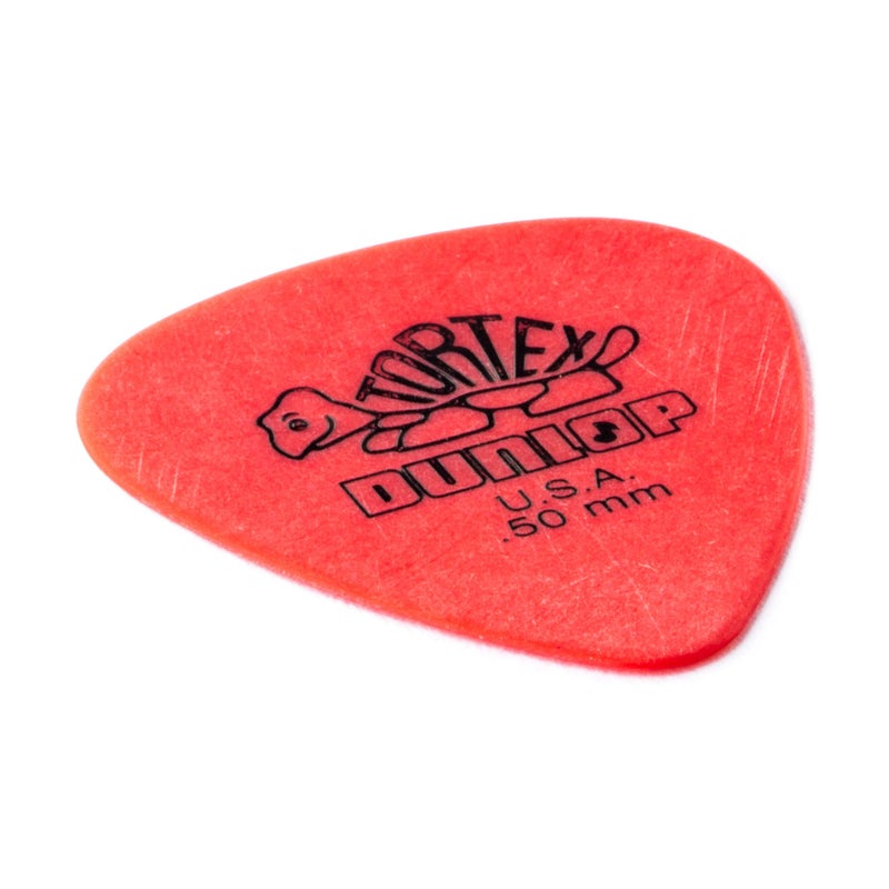 JIM DUNLOP Jim Dunlop StandardDunlop 50mm Red Guitar Pick Tortex Standard 12 Pack (418P.50) - Image 4