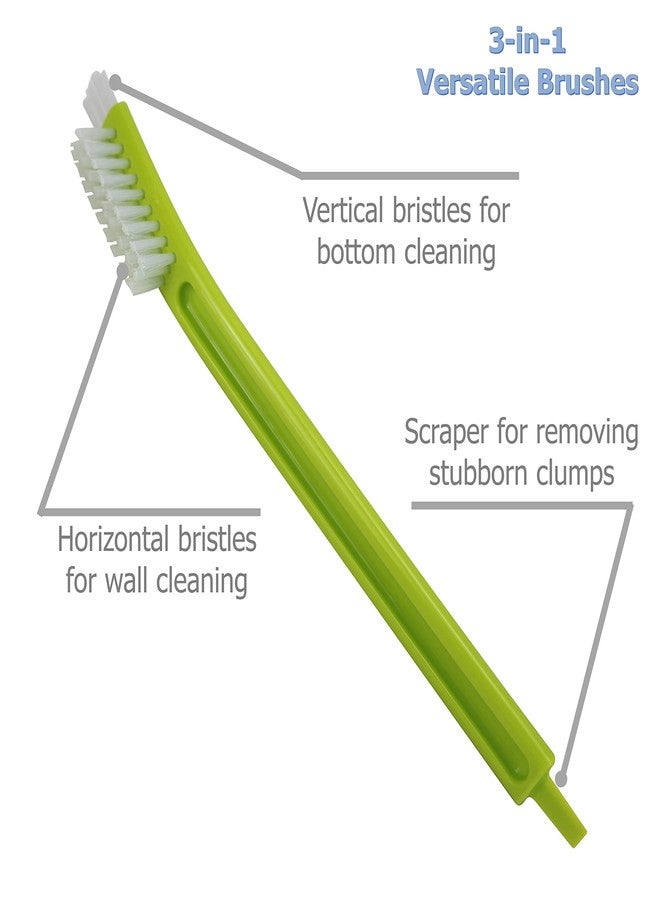 EIKS 10 Pack Juicer Cleaning Brushes Deep Clean Brushes Multi-Purpose for Juicer, Bottle Bottom, Dishes, Sink, Pots, Pans, Shower, Tile - Image 3