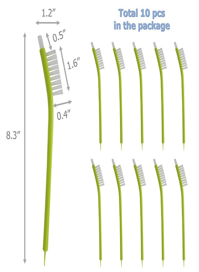 EIKS 10 Pack Juicer Cleaning Brushes Deep Clean Brushes Multi-Purpose for Juicer, Bottle Bottom, Dishes, Sink, Pots, Pans, Shower, Tile - Image 2