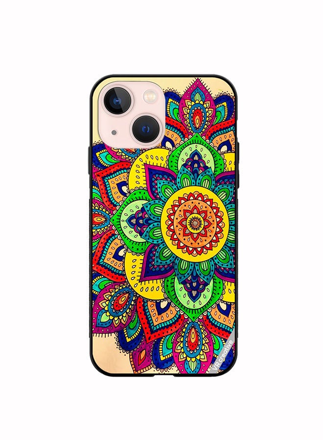 Protective Case Cover For Apple iPhone 13 mini Mandala Design Multicolour