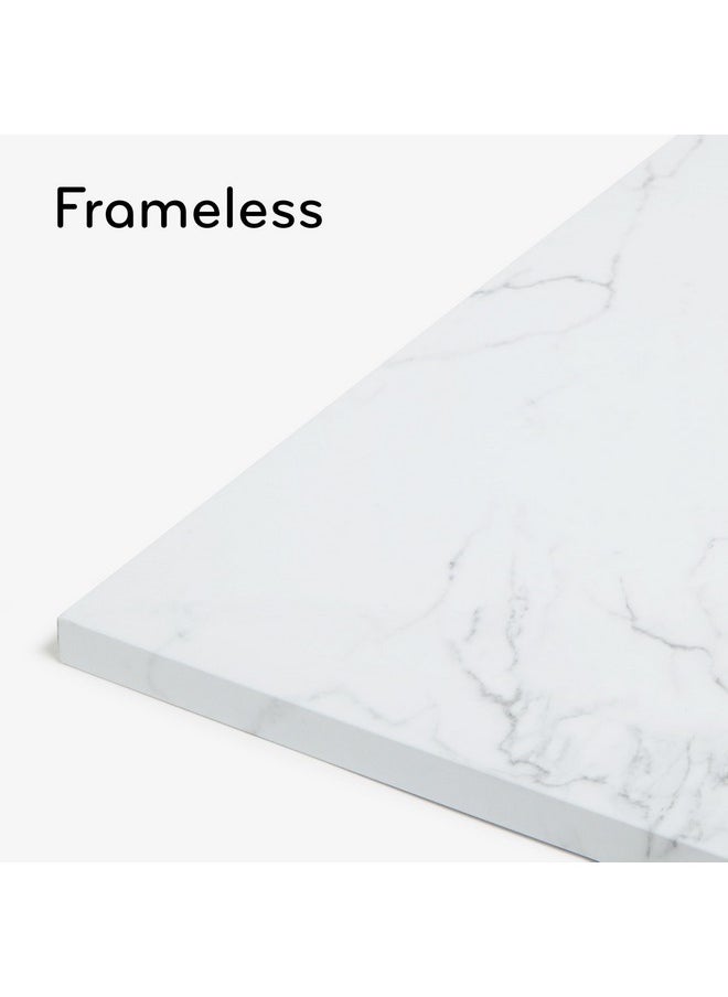 U Brands Magnetic Square Marble Print Dry Erase Board, 14"X14", Frameless, Includes Magnet And Marker  - Image 3