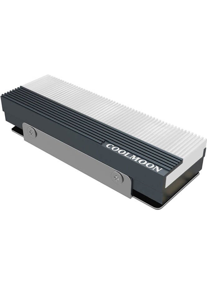 Cool Moon RGB M.2 SSD Cooler Nvme Ngff 2280 Radiator Heat Argb Mining Case LED Light Riser  - Image 5