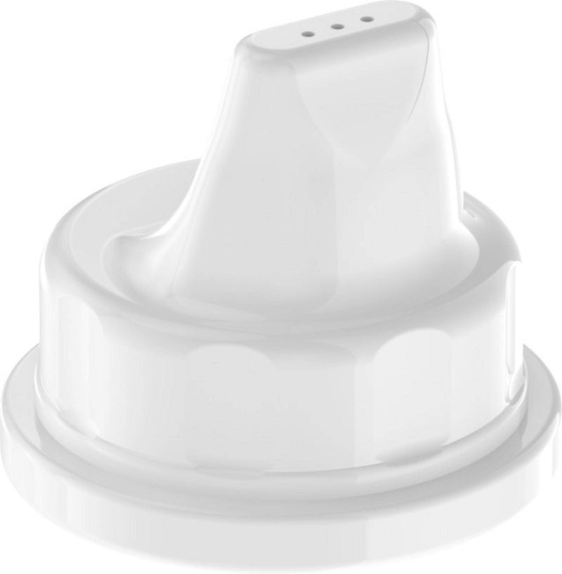 Lifefactory Sippy Caps for 4-Ounce and 9-Ounce BPA-Free Glass Baby Bottles, 2-Pack, White, LF135009C6 - Image 2