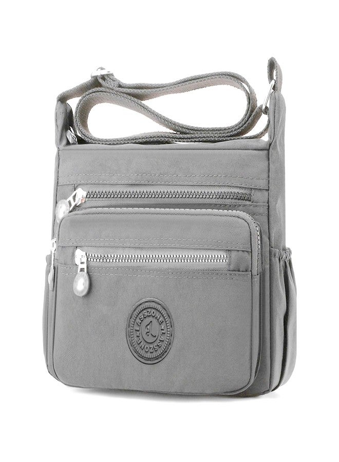 LassZone Women's Shoulder Bags Multi-Pocket Casual Crossbody Bag Handbags Waterproof Nylon Messenger Travel Bags Ladies Tote - Image 1