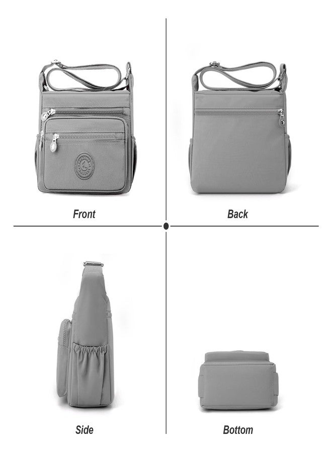 LassZone Women's Shoulder Bags Multi-Pocket Casual Crossbody Bag Handbags Waterproof Nylon Messenger Travel Bags Ladies Tote - Image 2