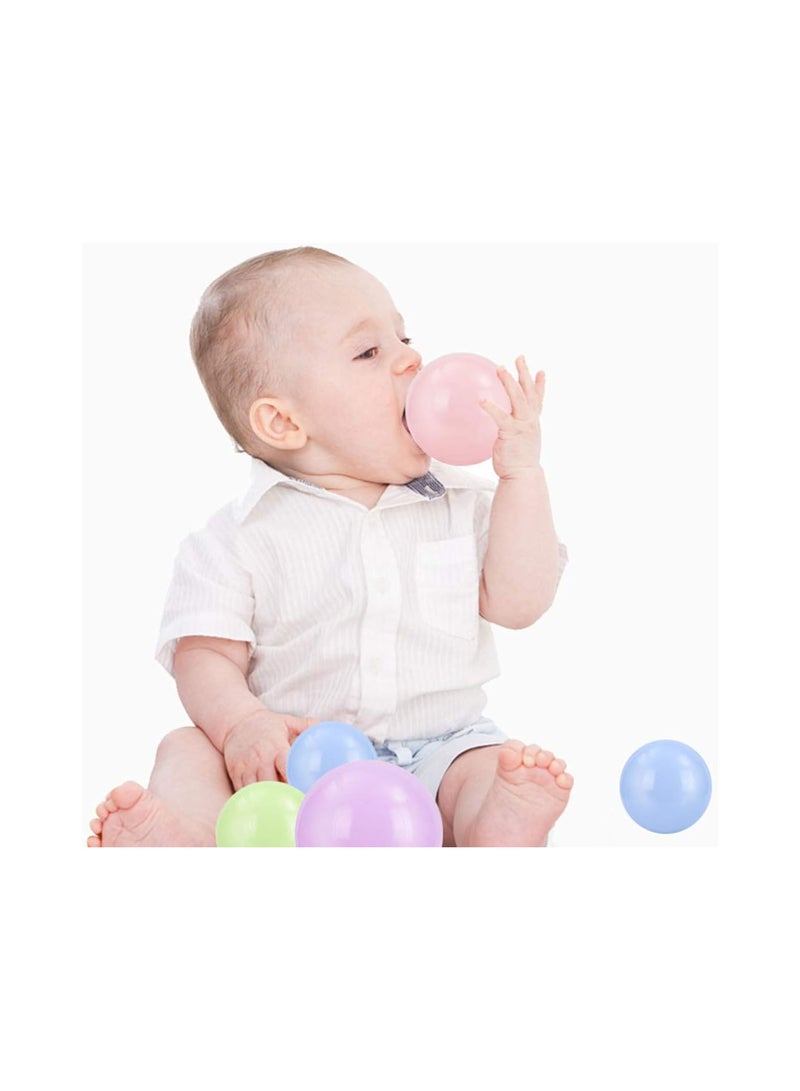 GGOOT 100 pcs Ball Pit Balls- Reusable Colorful Ocean Ball Crush Proof Play Balls Soft Balls for Toddlers Baby Kids- 2. 2 inches - Image 2