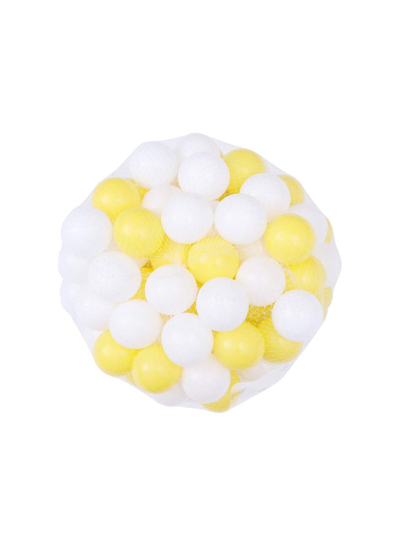 GGOOT 100 pcs Ball Pit Balls- Reusable Colorful Ocean Ball Crush Proof Play Balls Soft Balls for Toddlers Baby Kids- 2. 2 inches - Image 1
