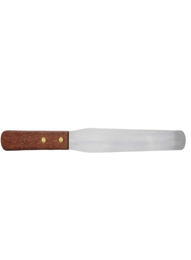 TrueCraftware- 14-Inch Flexible Icing Spatula Stainless Steel with Wood Handle- Butter Cake Cream Spatulas Icing Frosting Spreader Cake Decorating Spatulas for Professional or Home Baking - Image 4