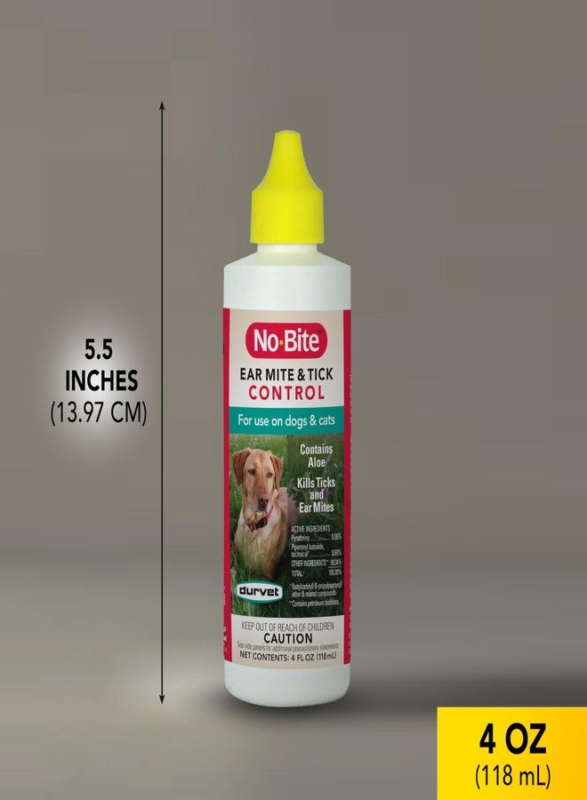 Durvet 011-1165 No-Bite Flea & Tick Ear Mite Control, 4 oz - Image 4