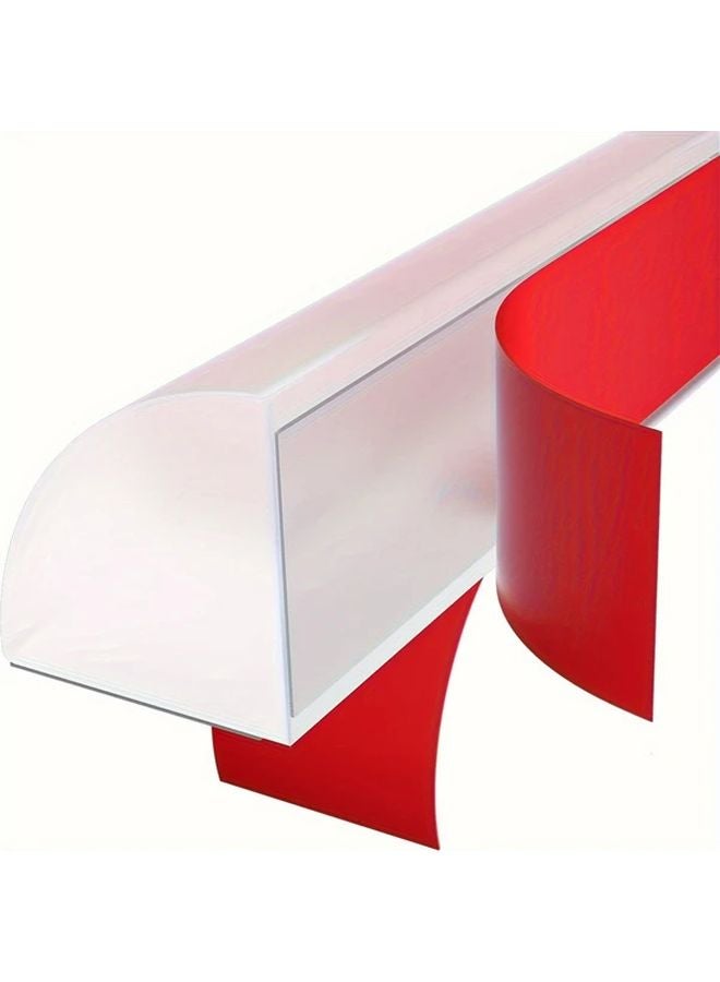 White Flexible Quarter Round Waterproof Threshold 1m For Bathroom Shower And Kitchen Sink - Image 2