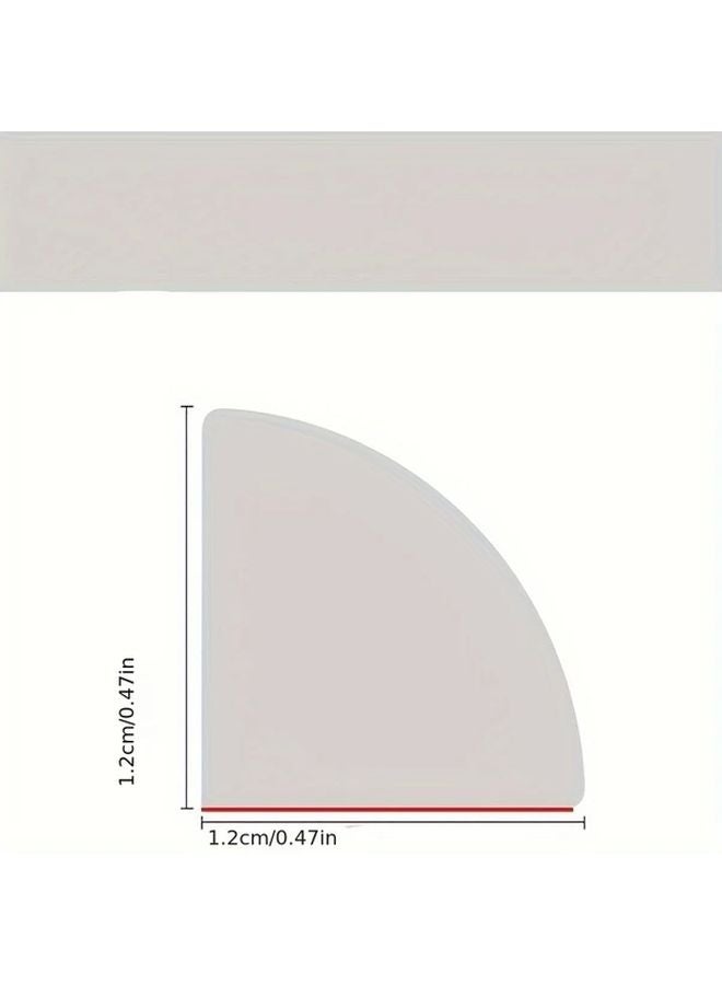 White Flexible Quarter Round Waterproof Threshold 1m For Bathroom Shower And Kitchen Sink - Image 5