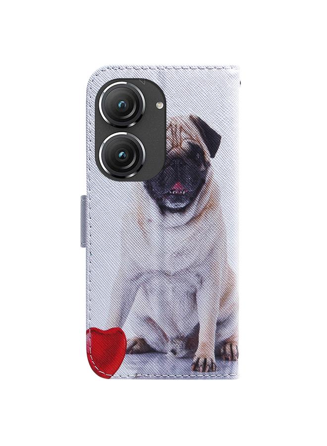 اس-توب جراب جلدي لهاتف Asus Zenfone 9 برسومات ملونة - Image 3