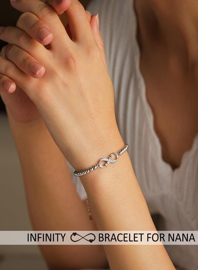 Tarsus Nana Gifts Infinity Love Bracelet Jewelry Gifts for Nana Mothers Day Birthday Christmas - Image 2