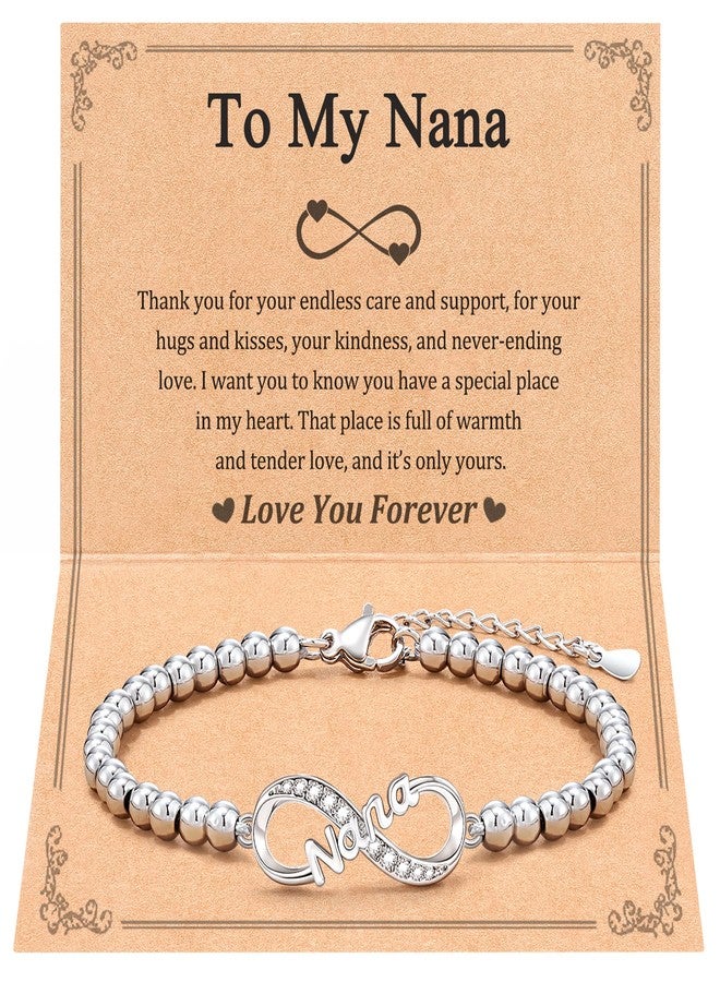Tarsus Nana Gifts Infinity Love Bracelet Jewelry Gifts for Nana Mothers Day Birthday Christmas - Image 1
